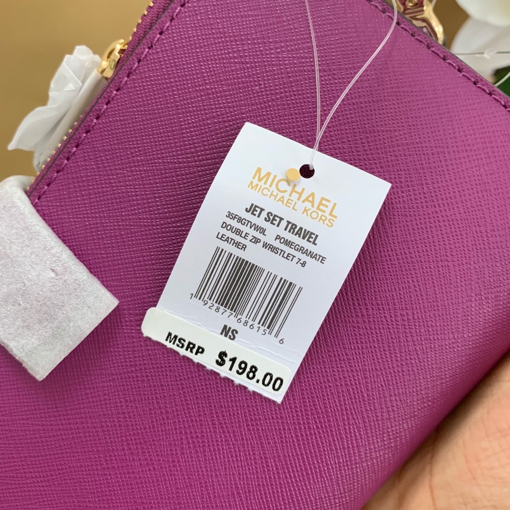 Michael Kors Double Zip Wristlet - Picture 4 of 6